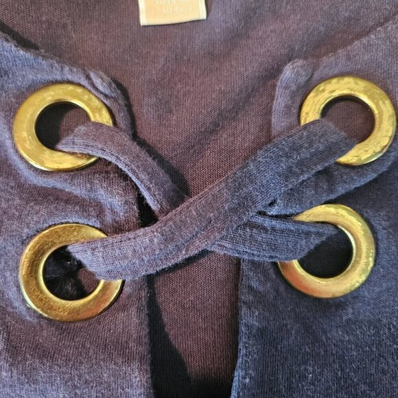 MICHAEL Michael Kors Navy Blue V-Neck Tee - Picture 5 of 8